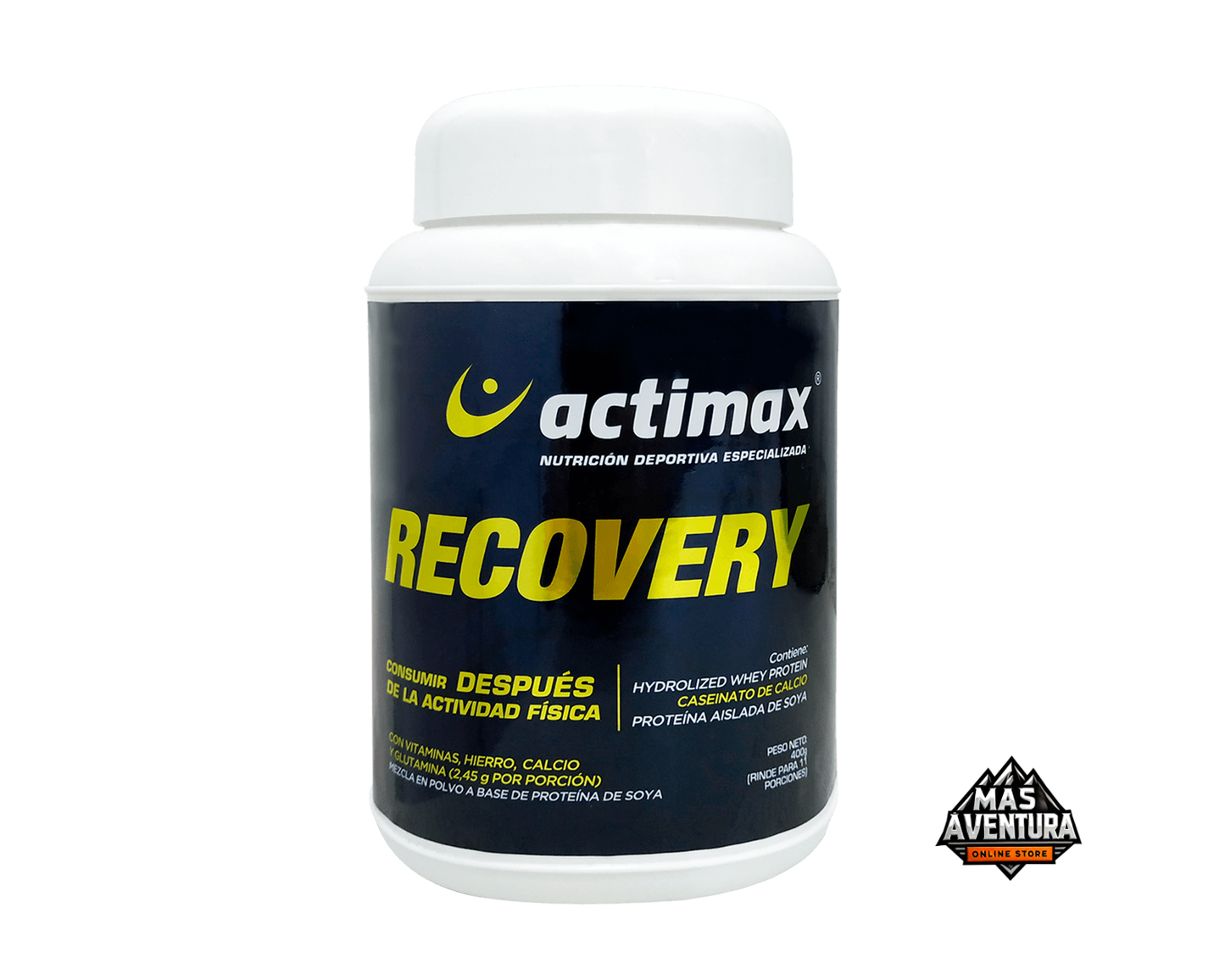 Bebida de Recuperación Recovery Pro Actimax – Tarro de 400 gr
