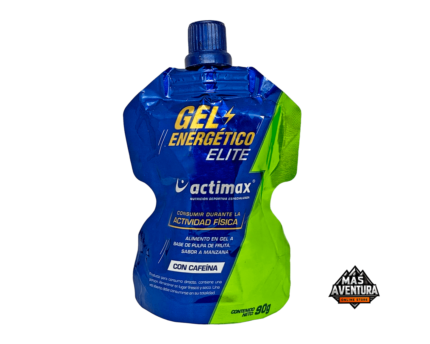 Gel Energético Actimax – Caja x 8 geles con Cafeína