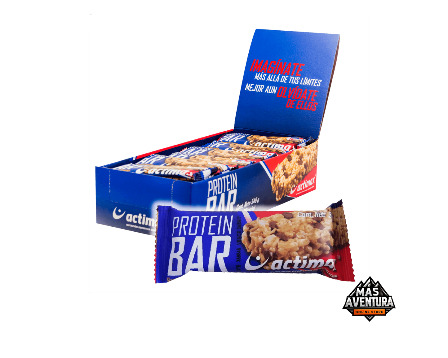 Barra de Proteína Protein Bar Actimax – Caja x 18