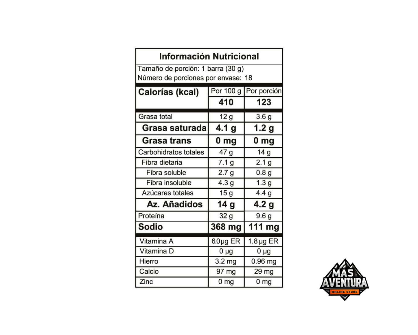Barra de Proteína Protein Bar Actimax – Caja x 18