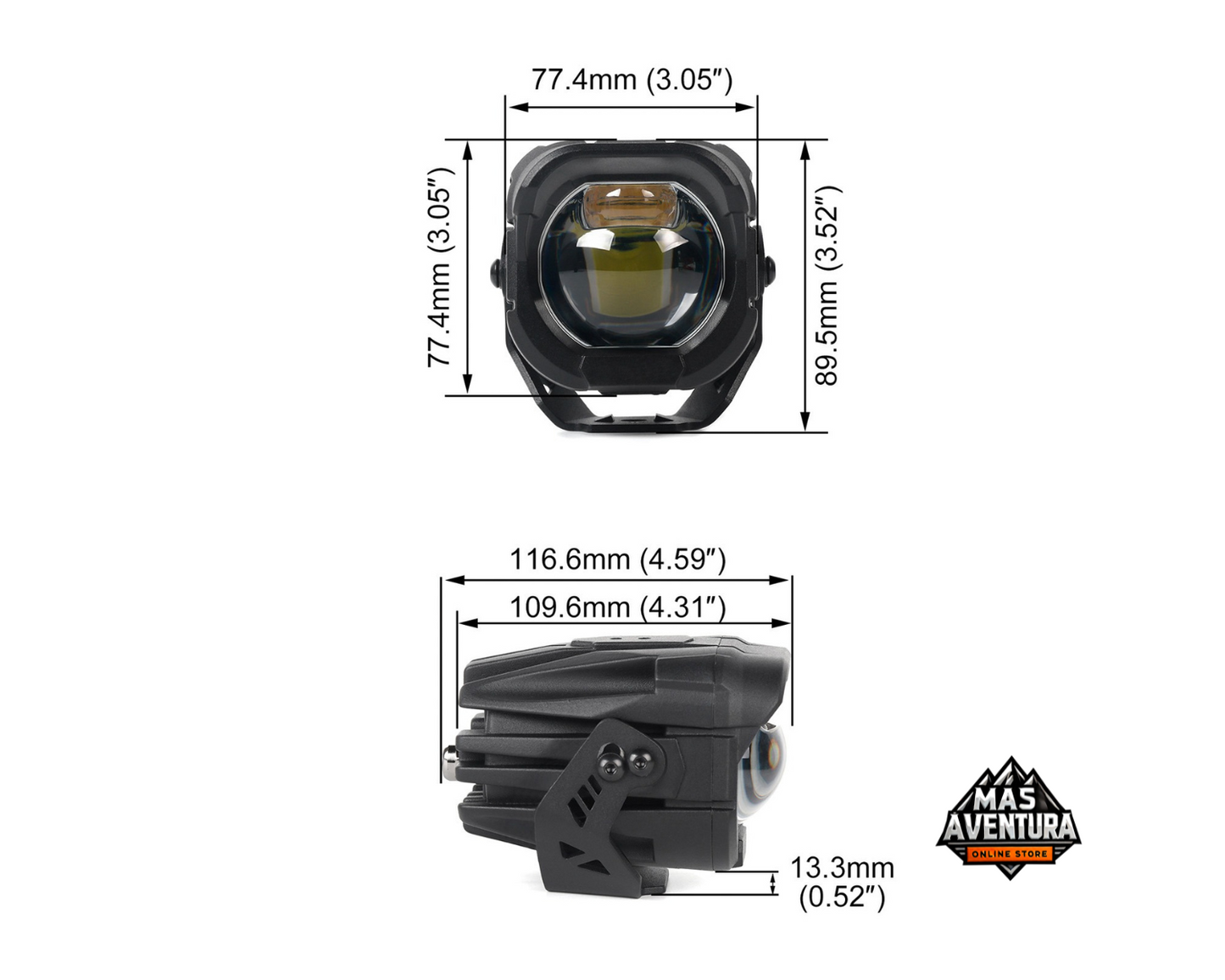 Kit de Exploradoras LED Secuenciales para Moto