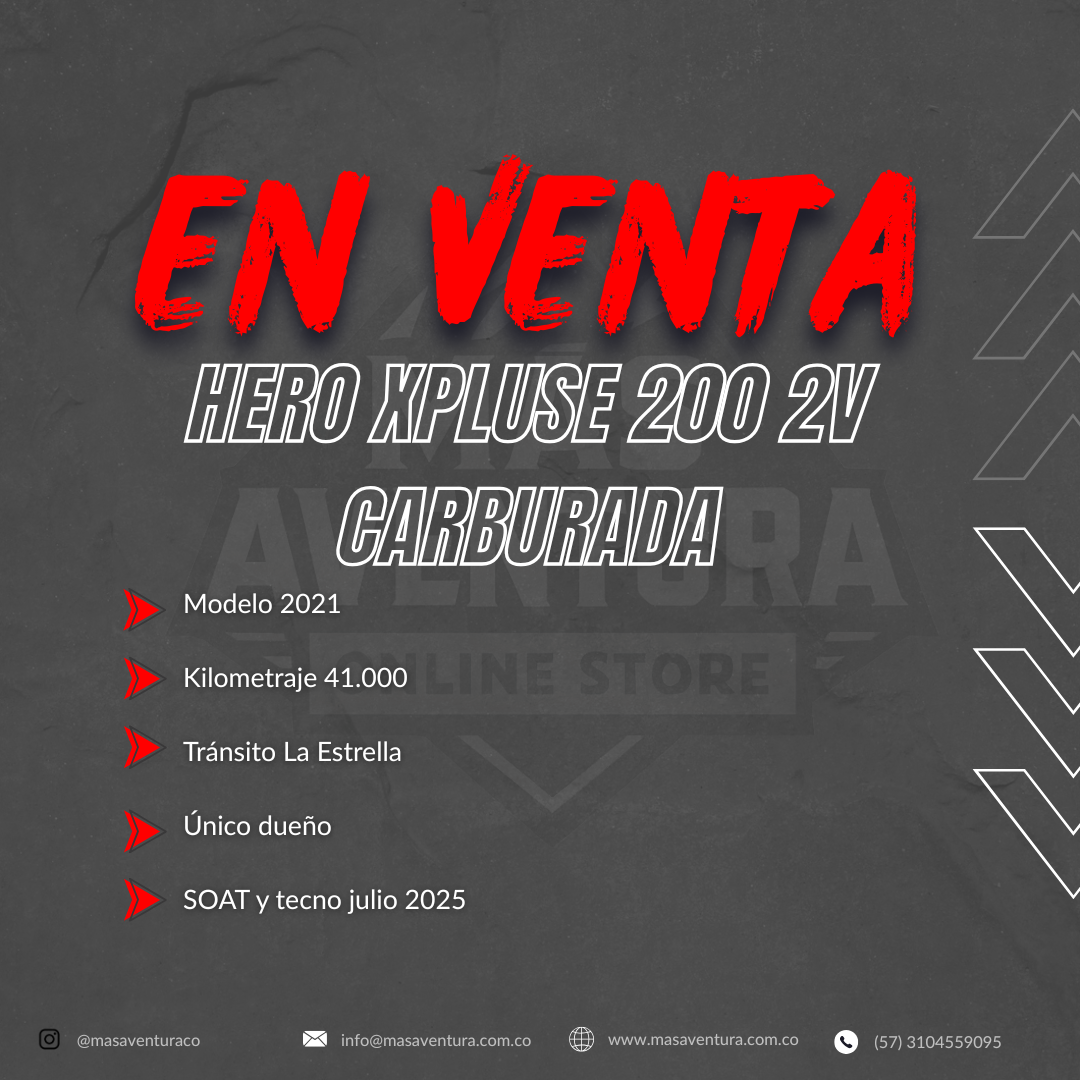 Venta Hero Xpulse 200 2V