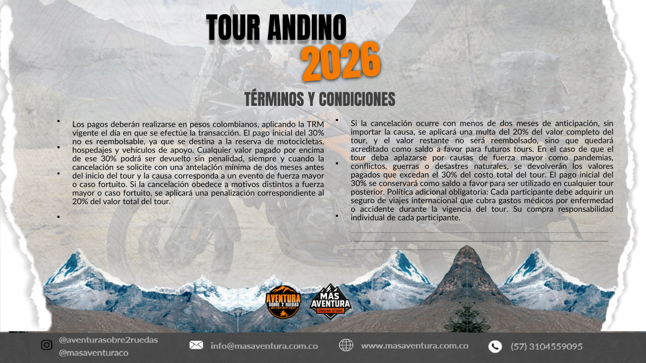 Tour Andino - Peru