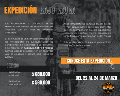 Bajo Cauca - Tarazá Expedition
