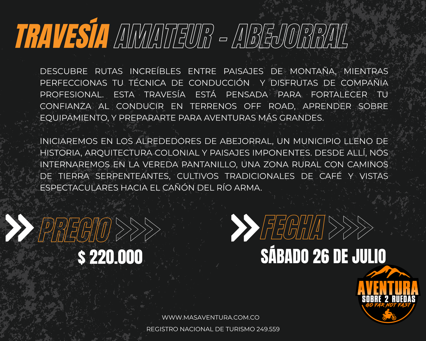 Travesía Amateur-Abejorral