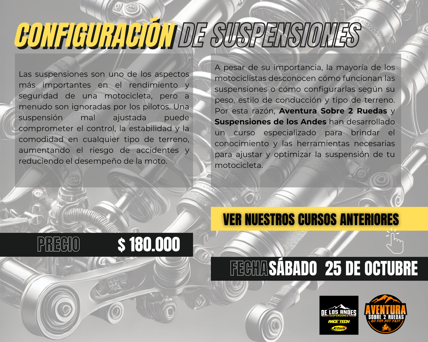Curso manejo de suspensiones