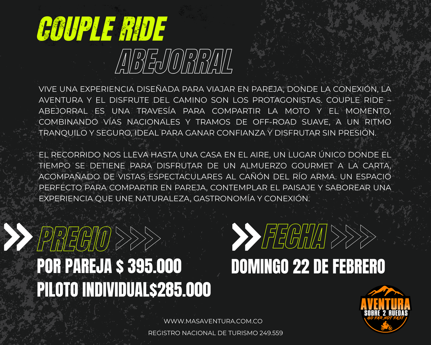 Couple Ride Abejorral