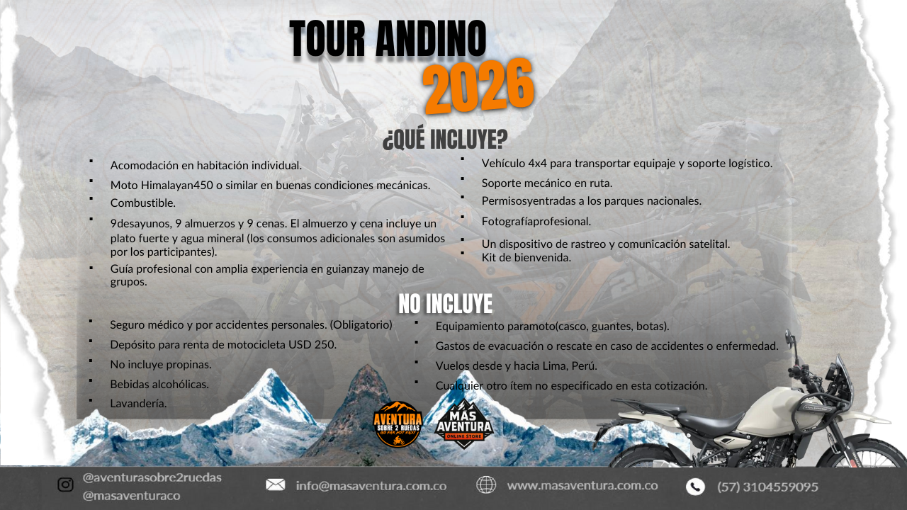 Tour Andino - Peru
