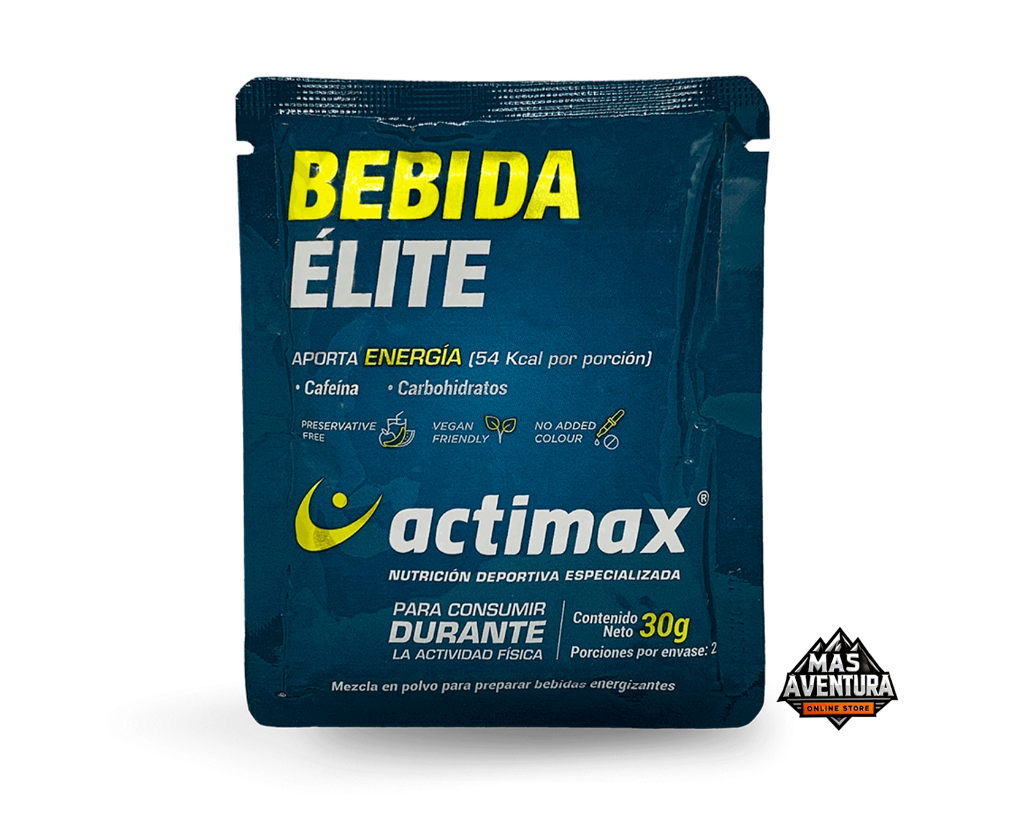 Pack x20 sachets Bebida Deportiva Élite con Cafeína Actimax