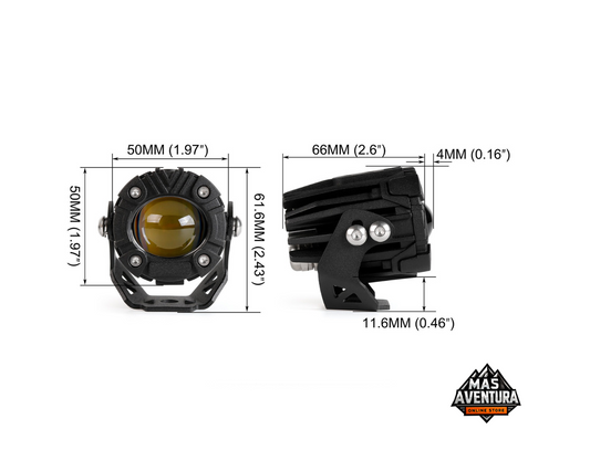 Kit de Exploradoras LED Secuenciales para Moto