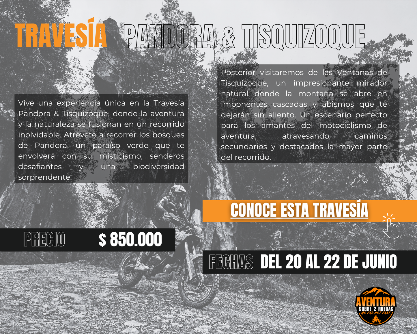 Travesía Pandora & Tisquizoque