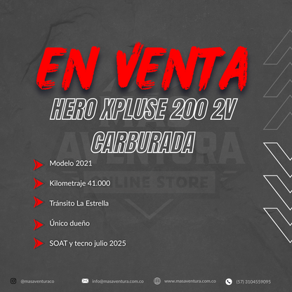 Venta Hero Xpulse 200 2V